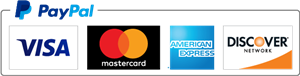 PayPal Visa Mastercard American Express Discover